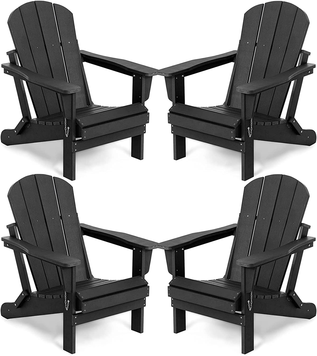 Folding Adirondack Chair Set of 4