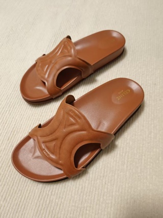 Celine Triomphe Rubber Slide Sandals