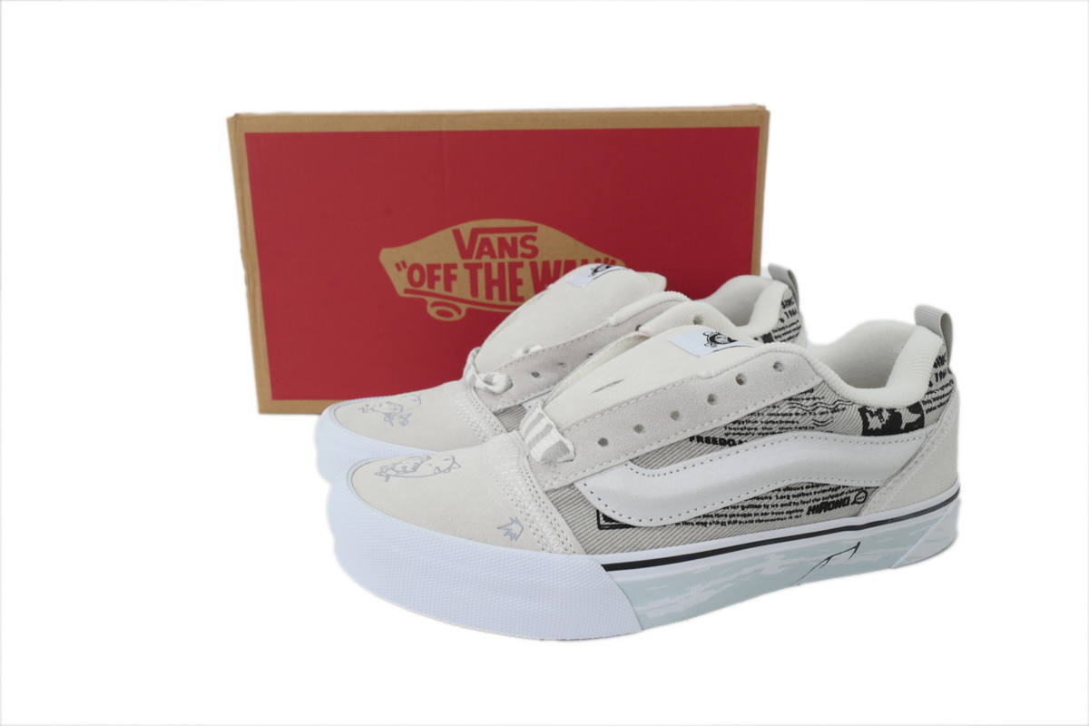 Vans x HIRONO Knu Skool White Black VN000CS0BHD
