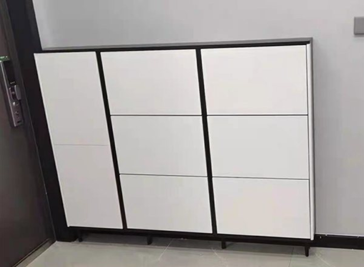 Simple and modern ultra-thin shoe cabinet with large capacity