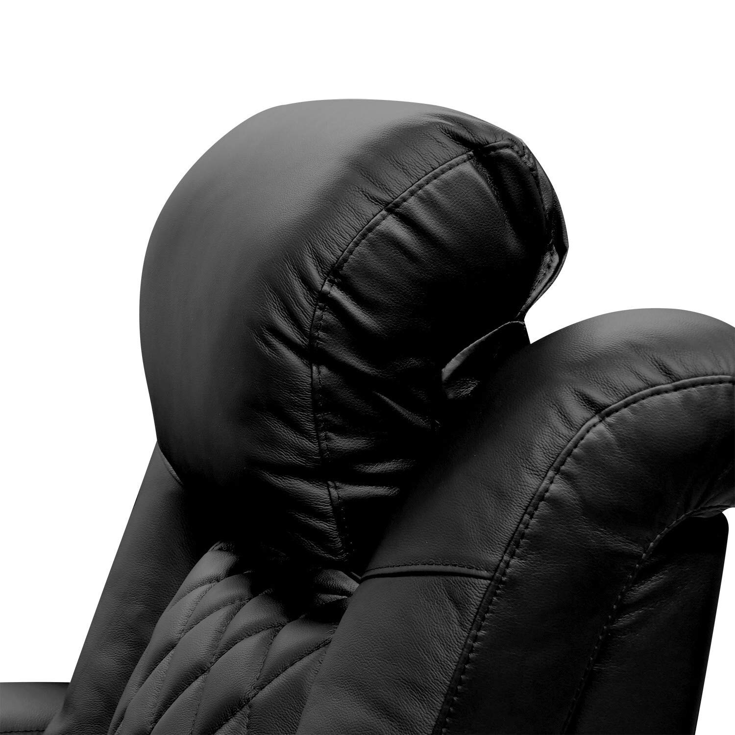 Tuscany 68.25'' Wide Genuine Leather Home Theater Seating with