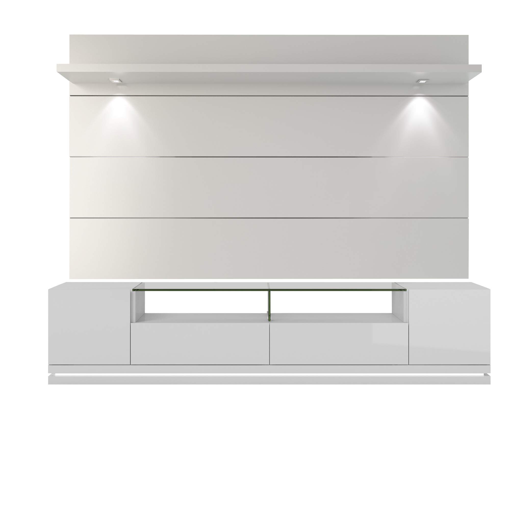 Vanderbilt TV Stand and Cabrini 2.2 Floating Wall TV Panel with