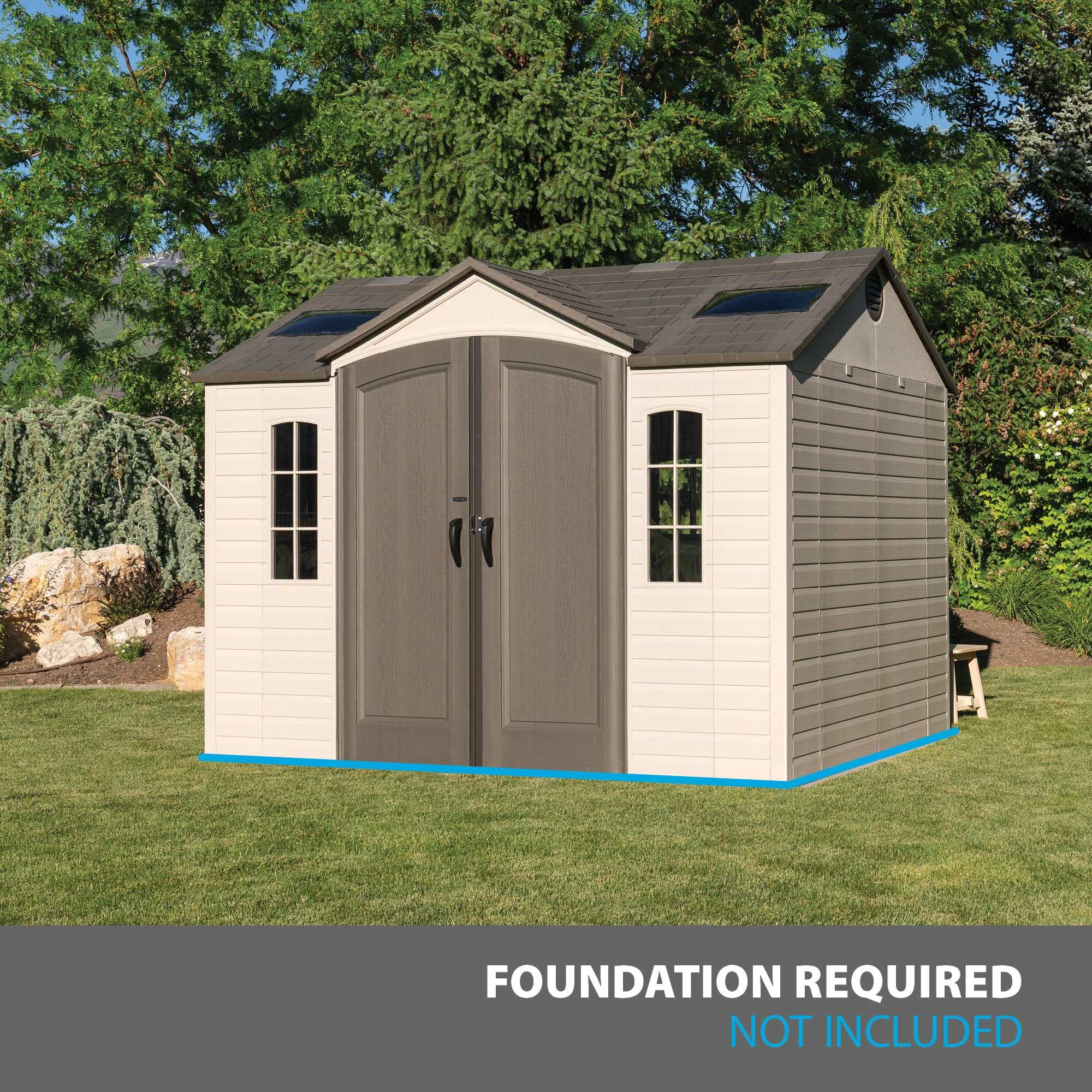 10x8 ft Storage Shed