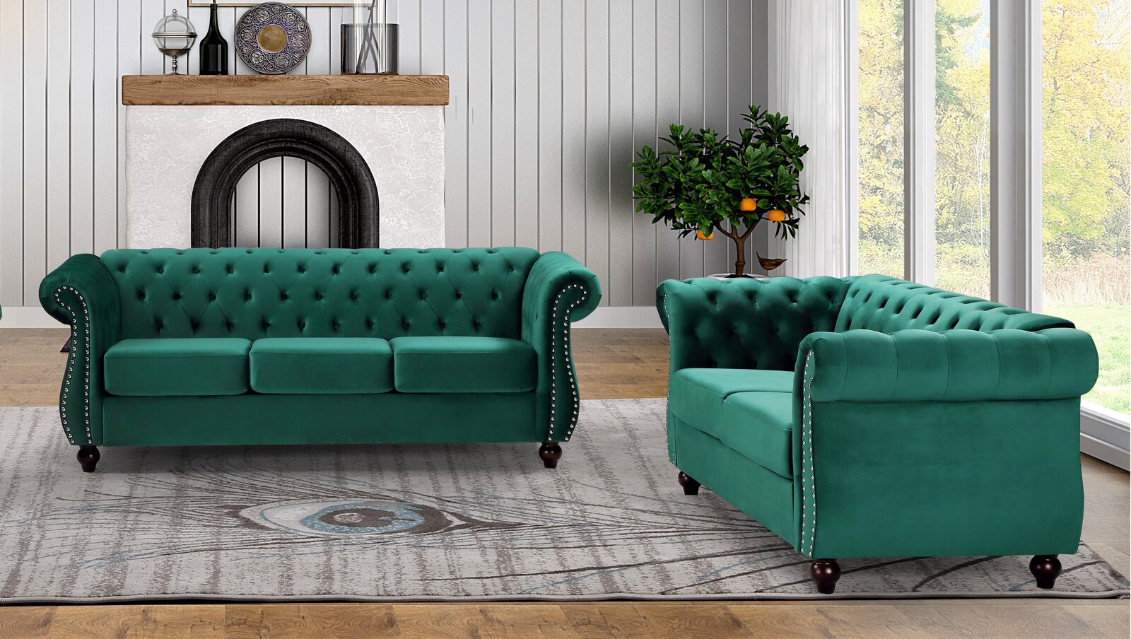Felan 2 Piece Living Room Set