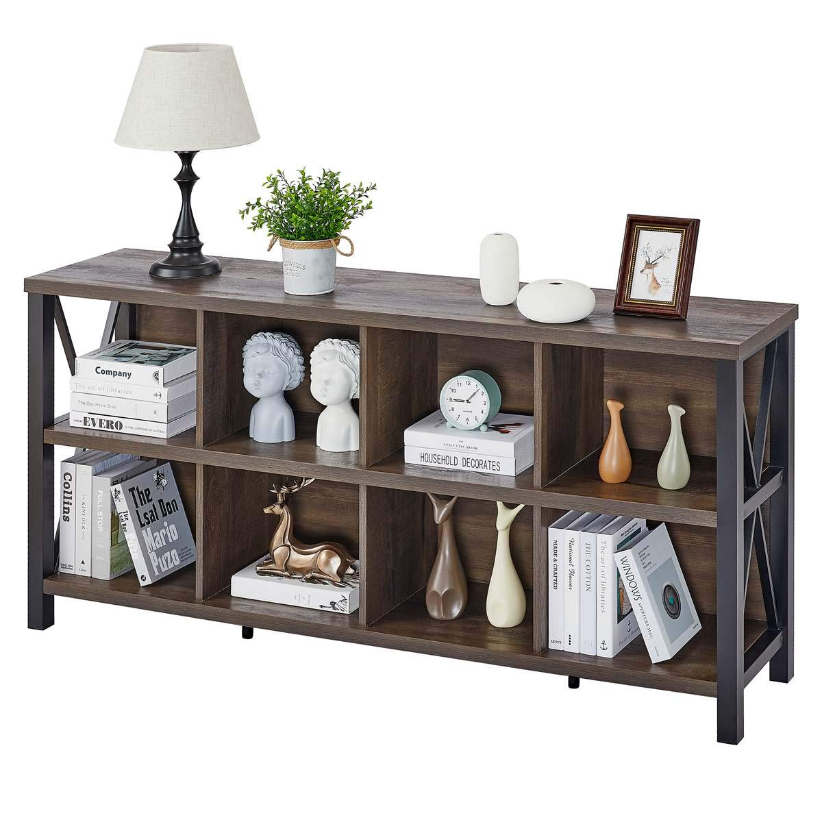8 Cube Storage Organizer Bookshelf