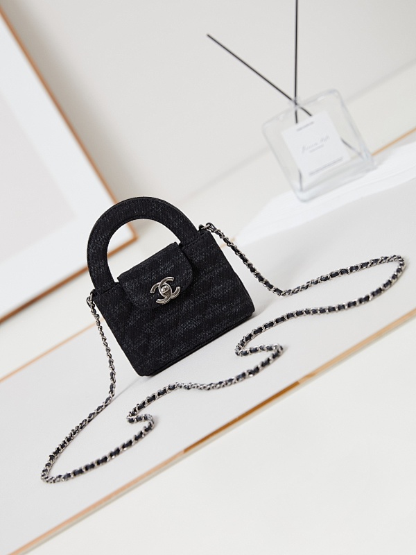 Chanel AS3435 Denim Mini Kelly Bag