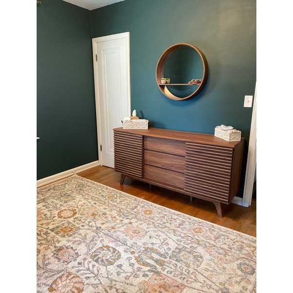 Carson Carrington Lagered Sideboard Buffet Table - Walnut