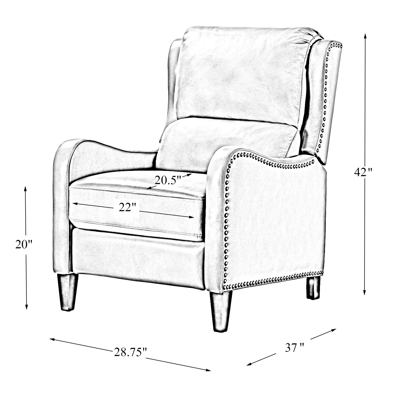 Westmere Leather Recliner