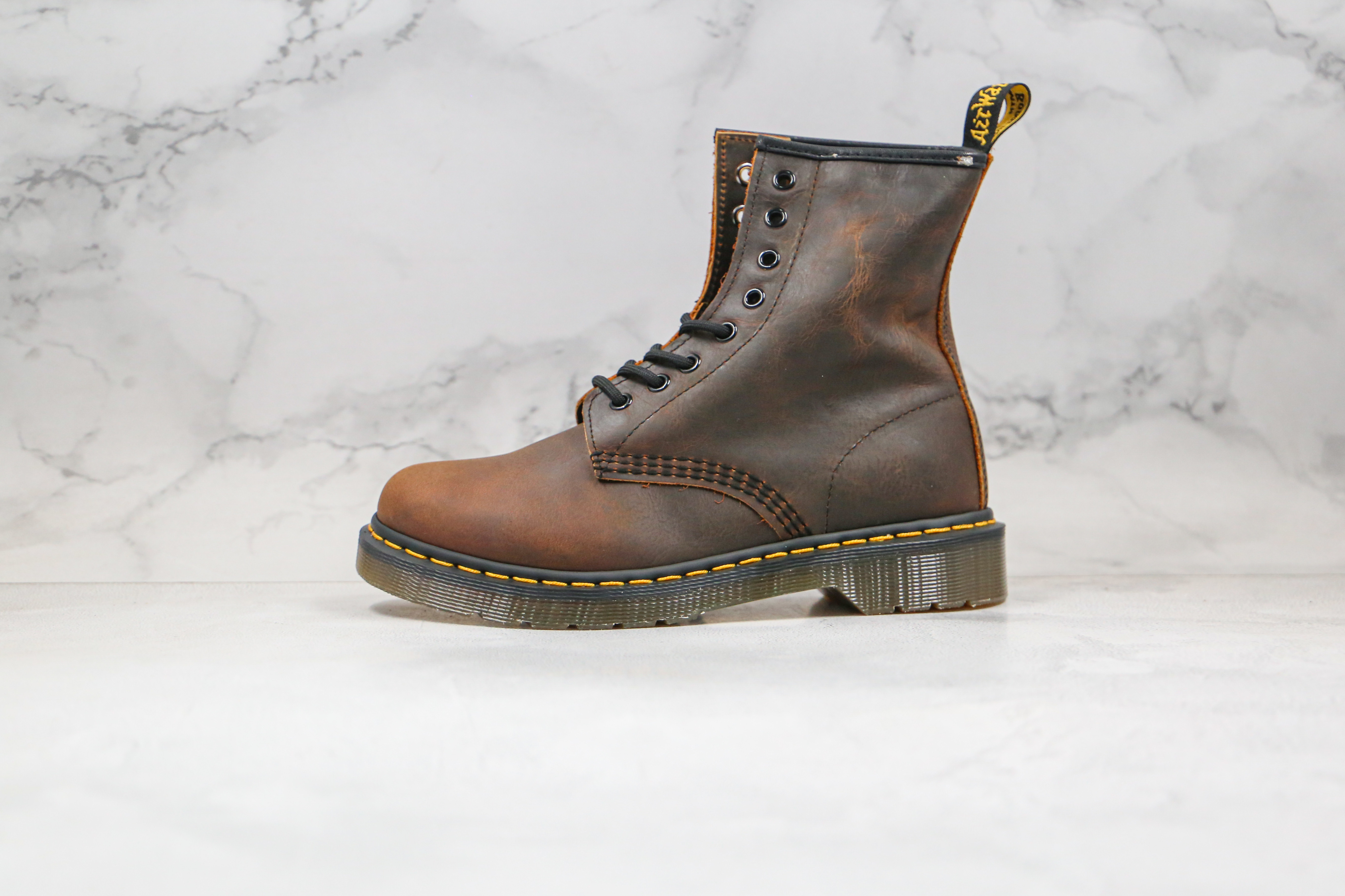 Dr. Martens Brown 8-Eye Boots