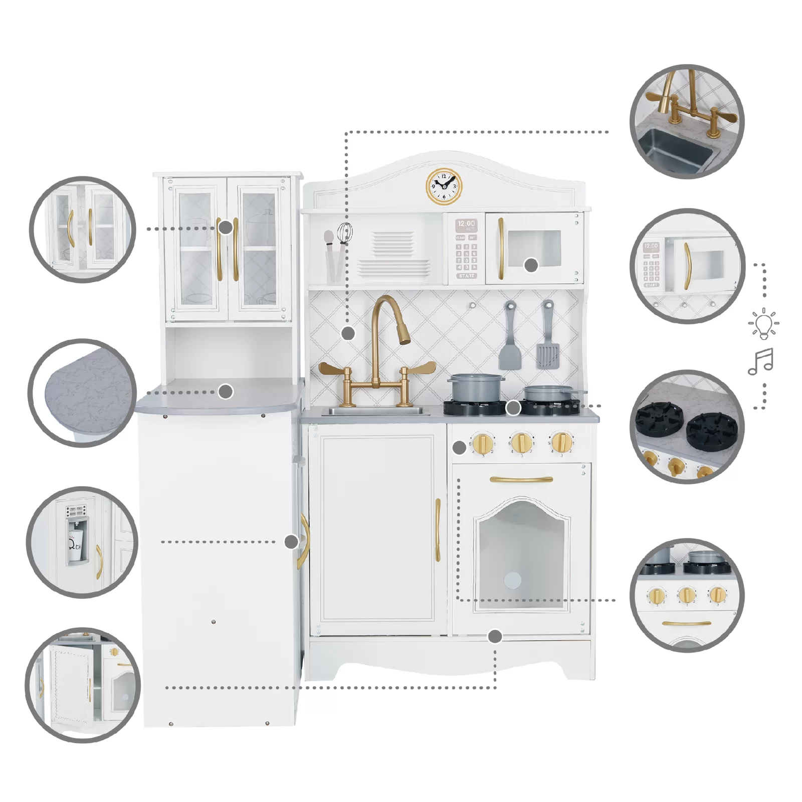 Little Chef Upper East Play Kitchen Set
