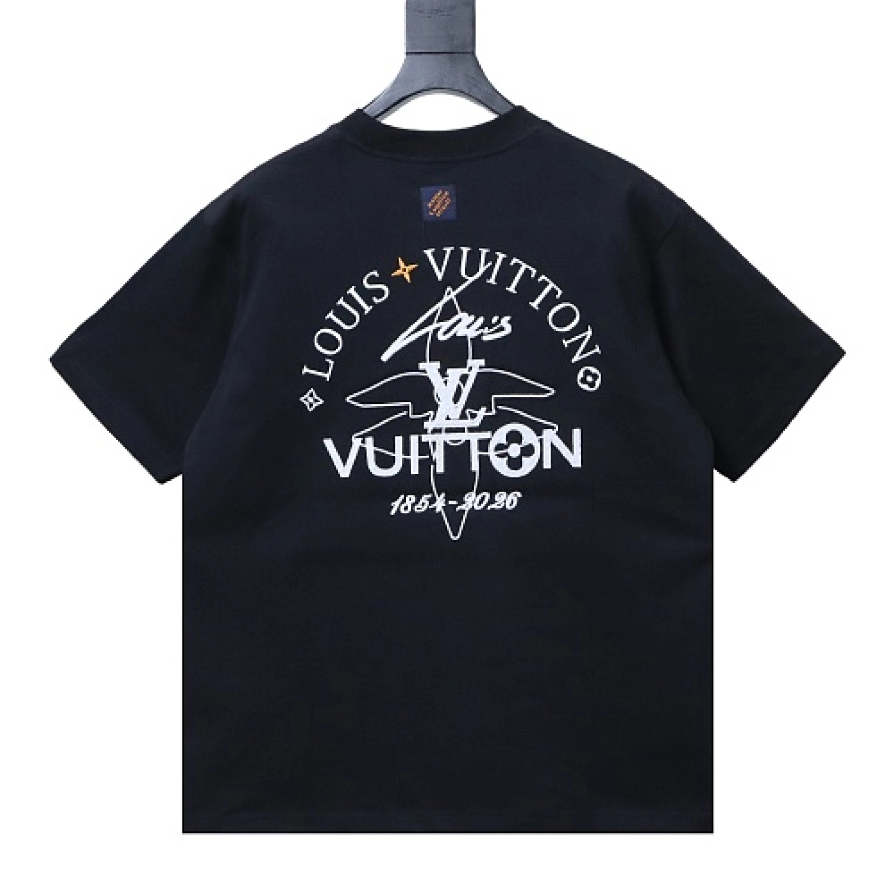 Louis Vuitton Printed Signature T-Shirt Black