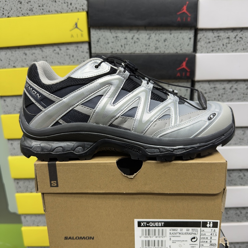 Salomon XT-Q Black Silver Edition B Sneakers