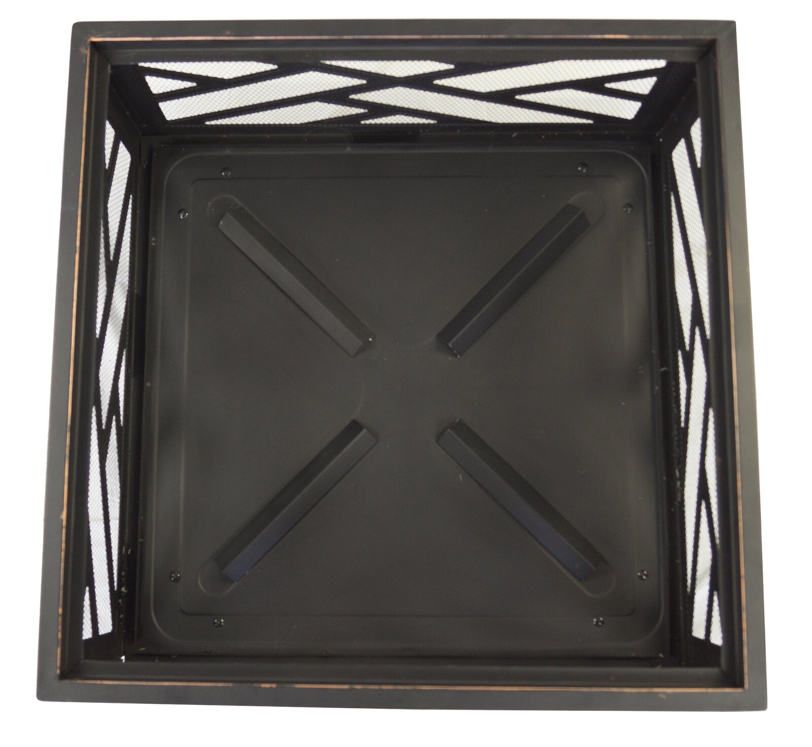 Telvin 26'' H x 26'' W Steel Wood Burning Fire Pit with Lid