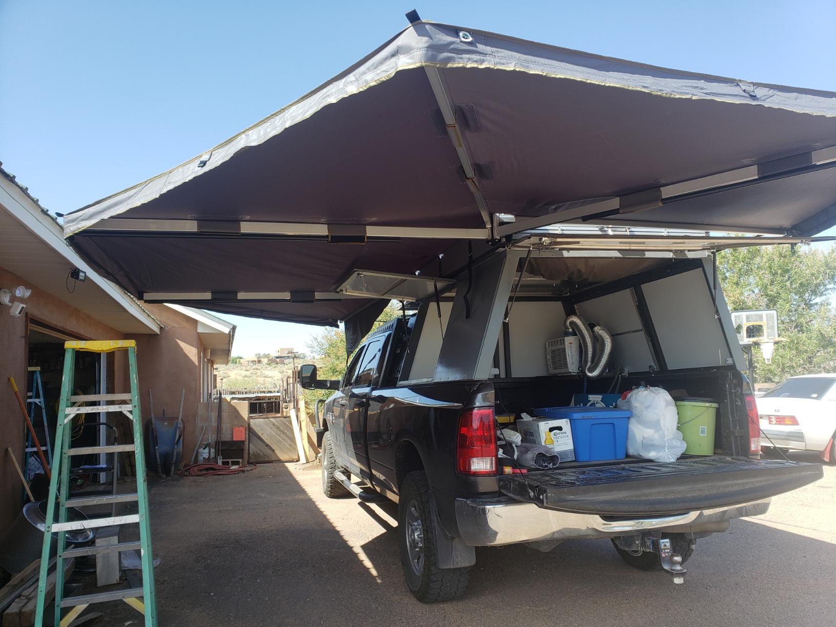 Dark Gray with Black Travel Cover - Driverside