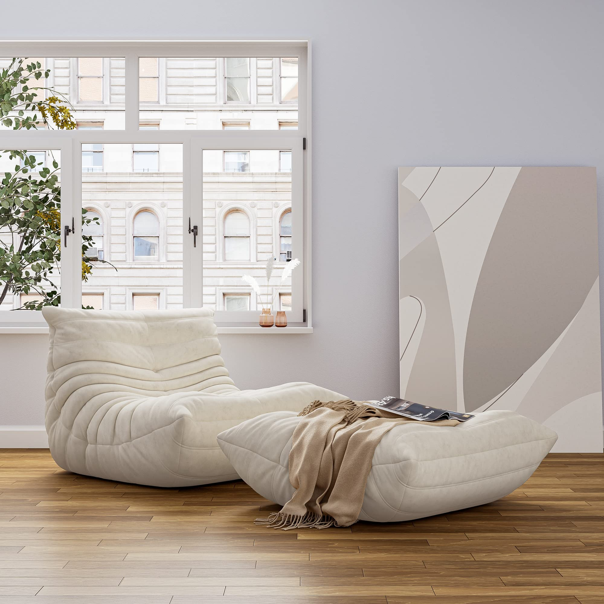 Chair with Ottoman