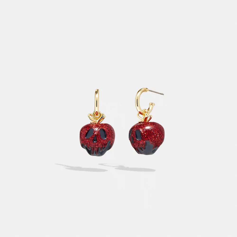 COAthtCH Disney X Poison Apple Huggie Earrings