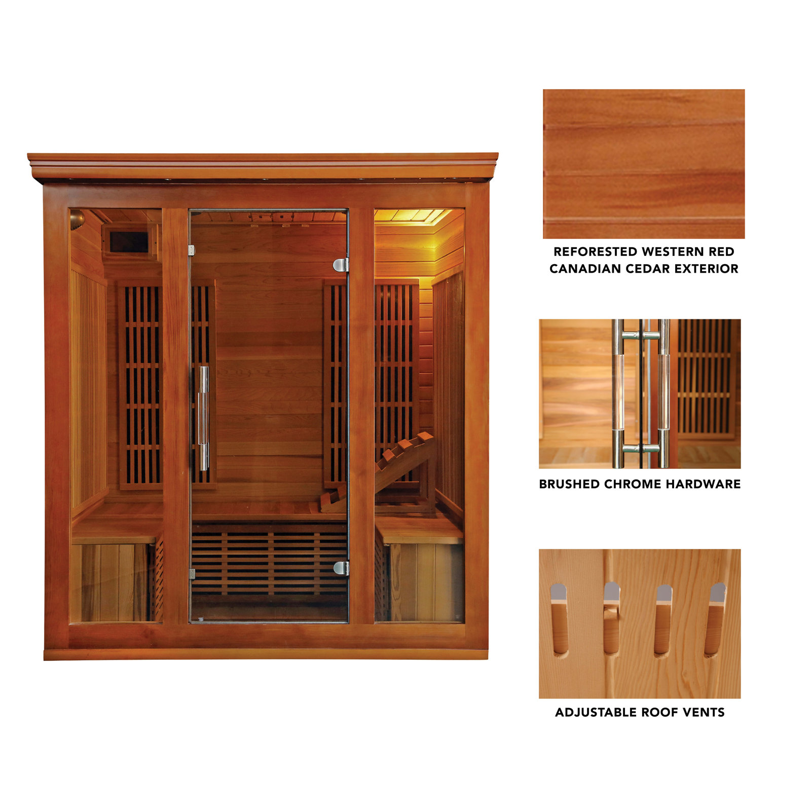Radiant Saunas 5 - Person Sauna