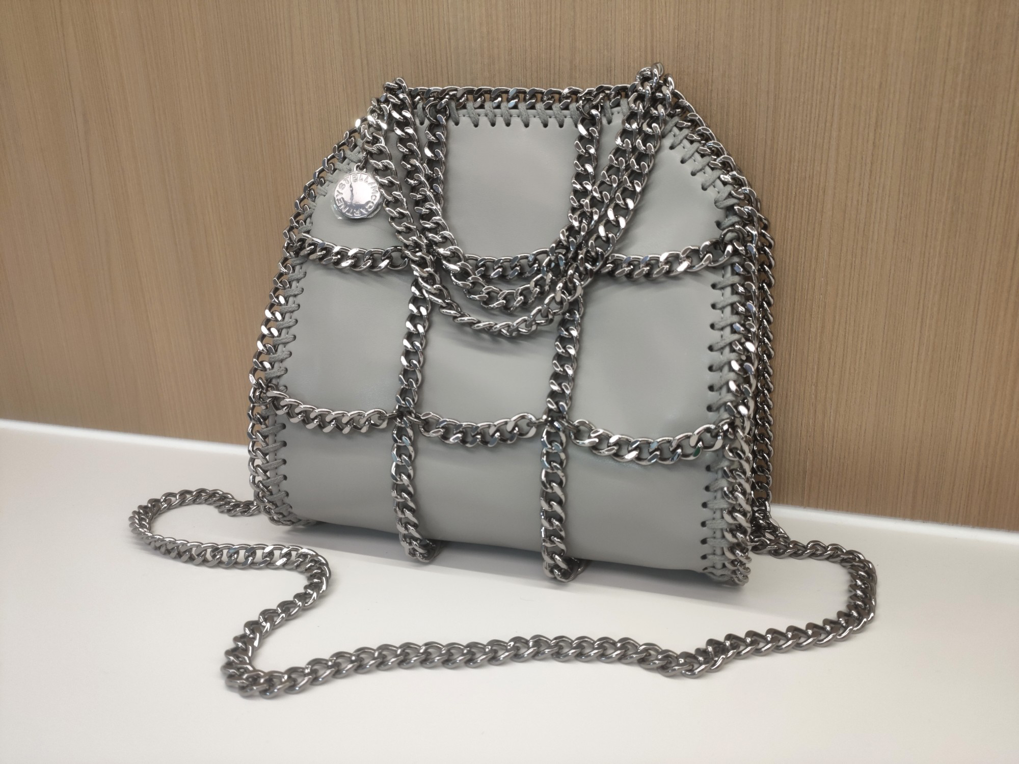 Stella McCartney Falabella Chain Cage Mini Tote Bag
