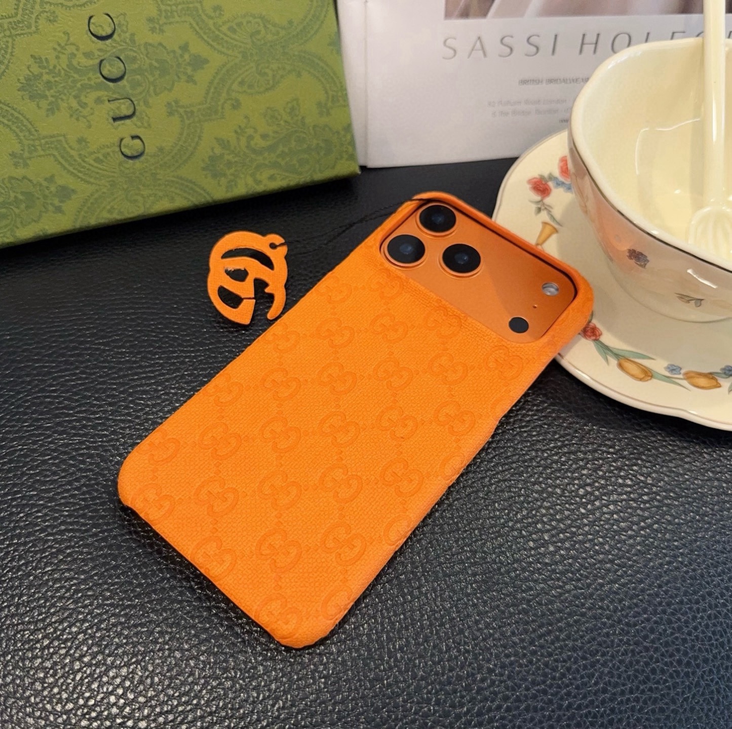 Gucci Starry Series GG Embossed iPhone Case