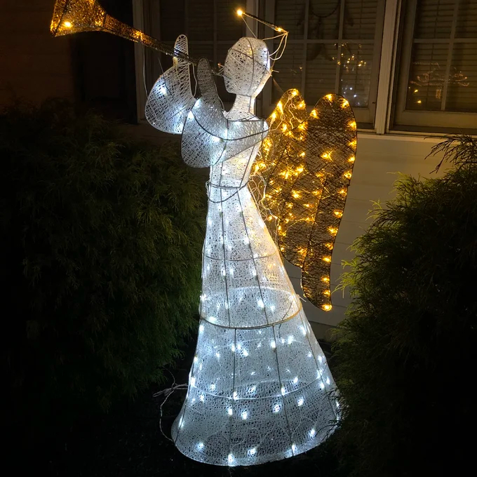 Crystal Angel Lighted Display