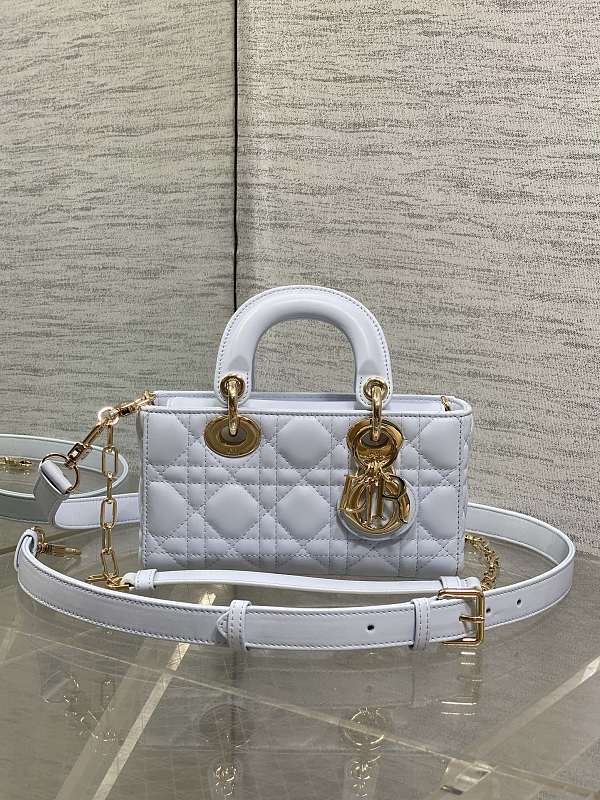 Dior Lady Mini White Bag