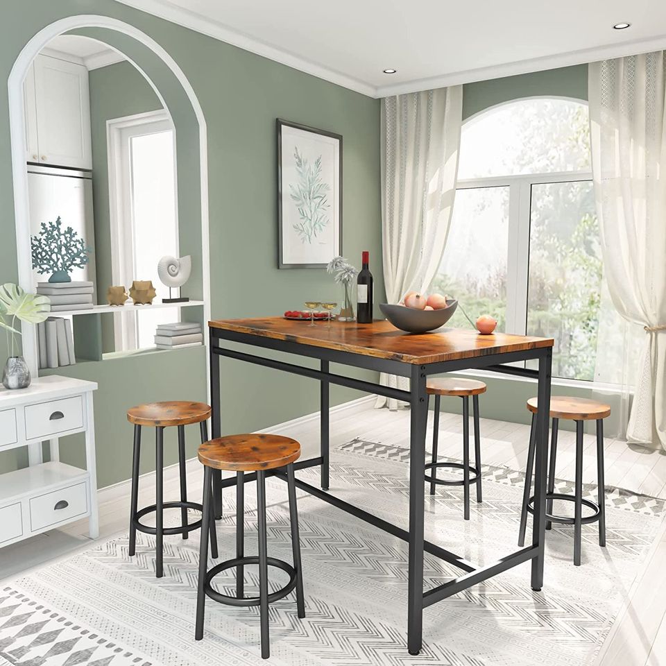 MIERES Bar Table and Chairs Set