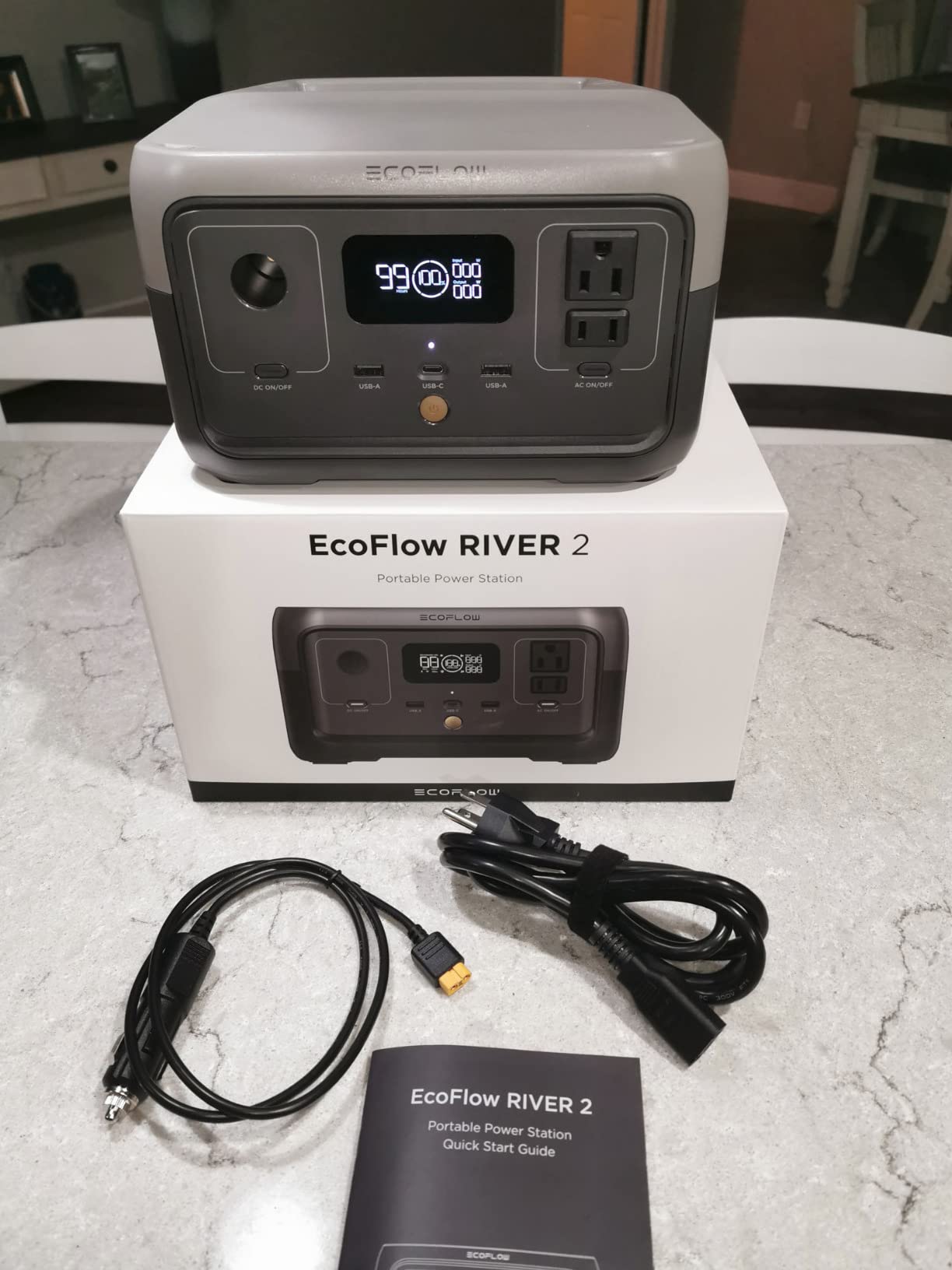 EF ECOFLOW Portable Power Station RIVER 2