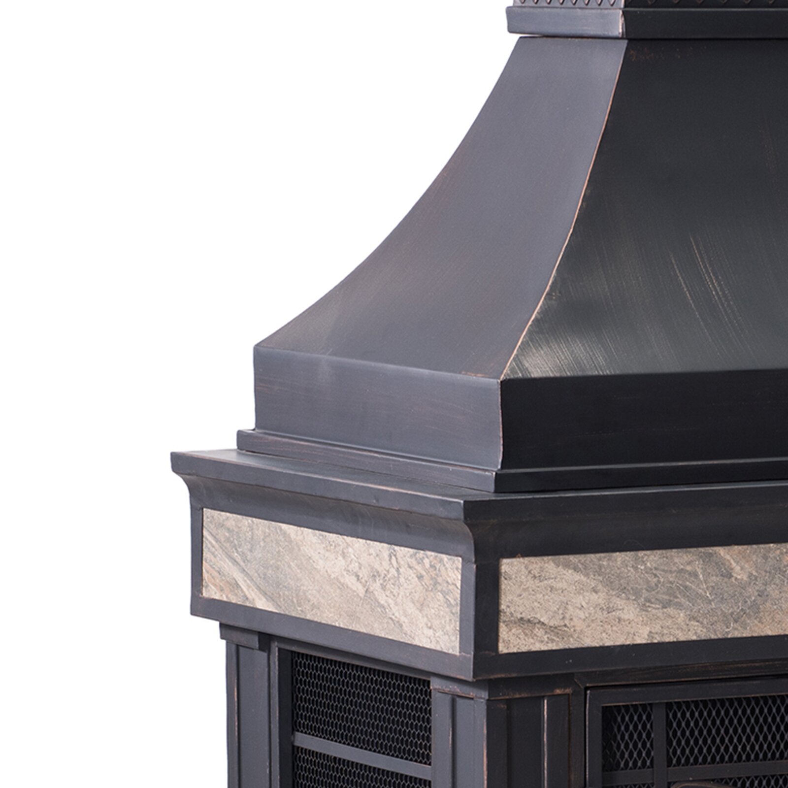 Sofie 56.7'' H Wood Burning Fireplace