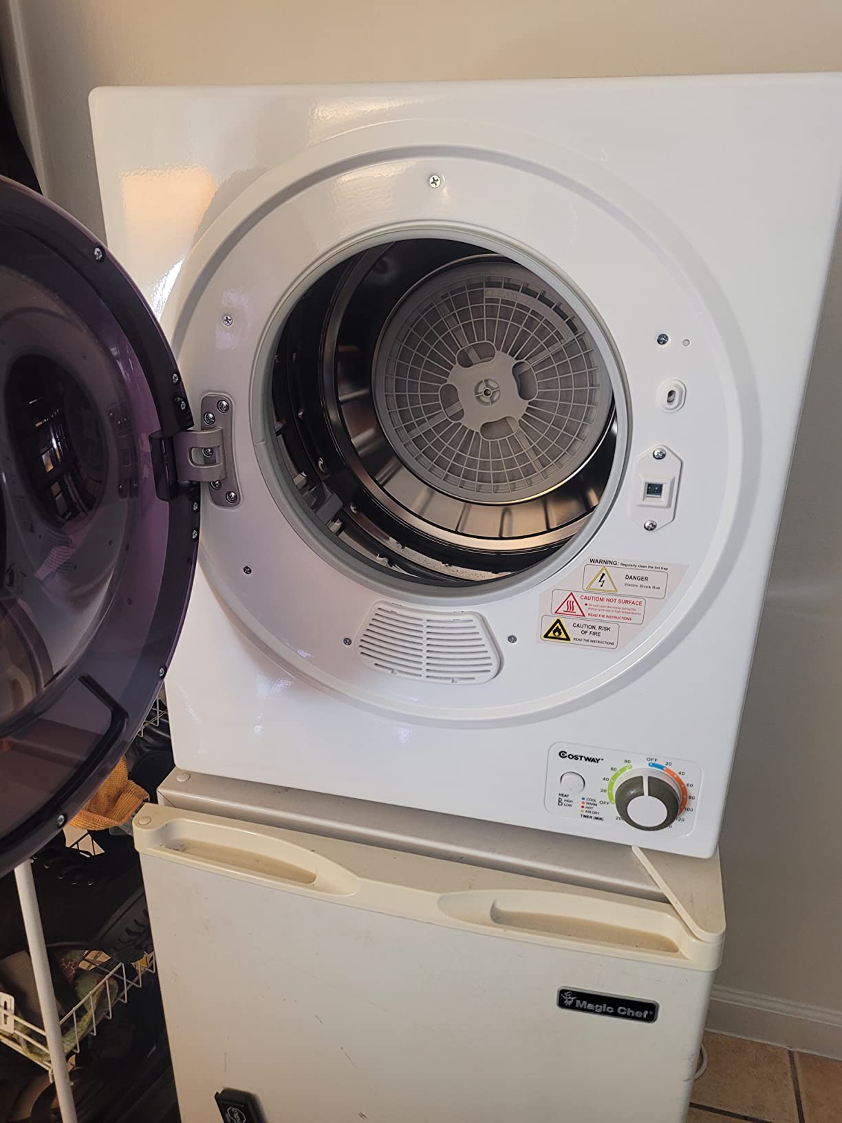 COSTWAY Compact Laundry Dryer
