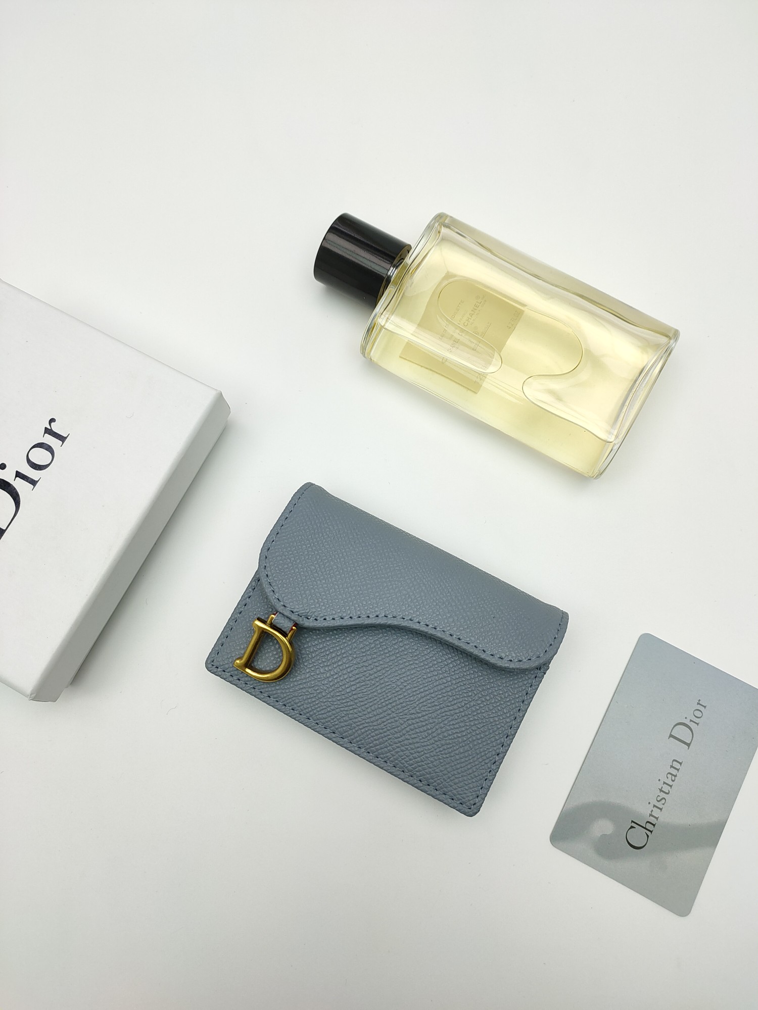 Dior Saddle Coin Purse Leather