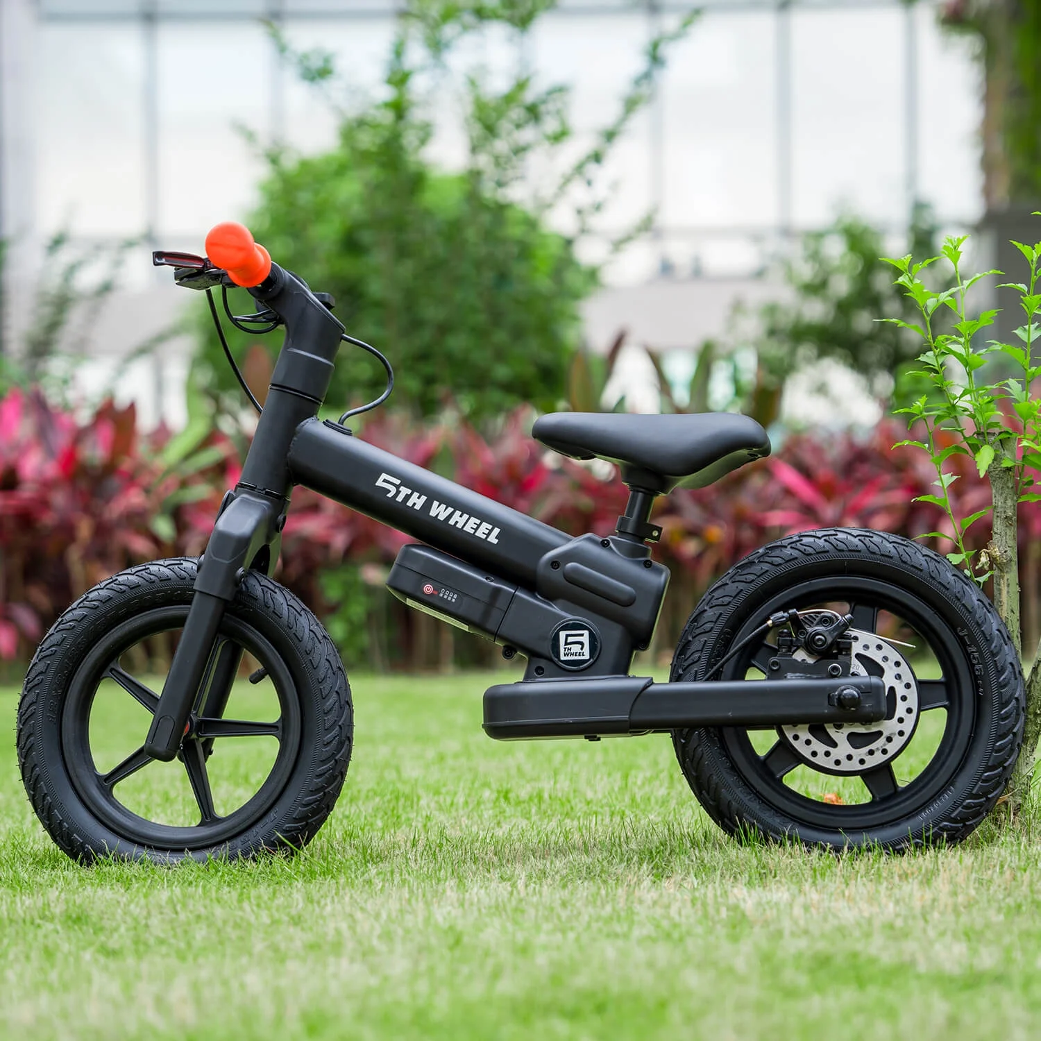 5TH WHEEL KB09 12in Kids Electric Balance Bike, 150W, Black
