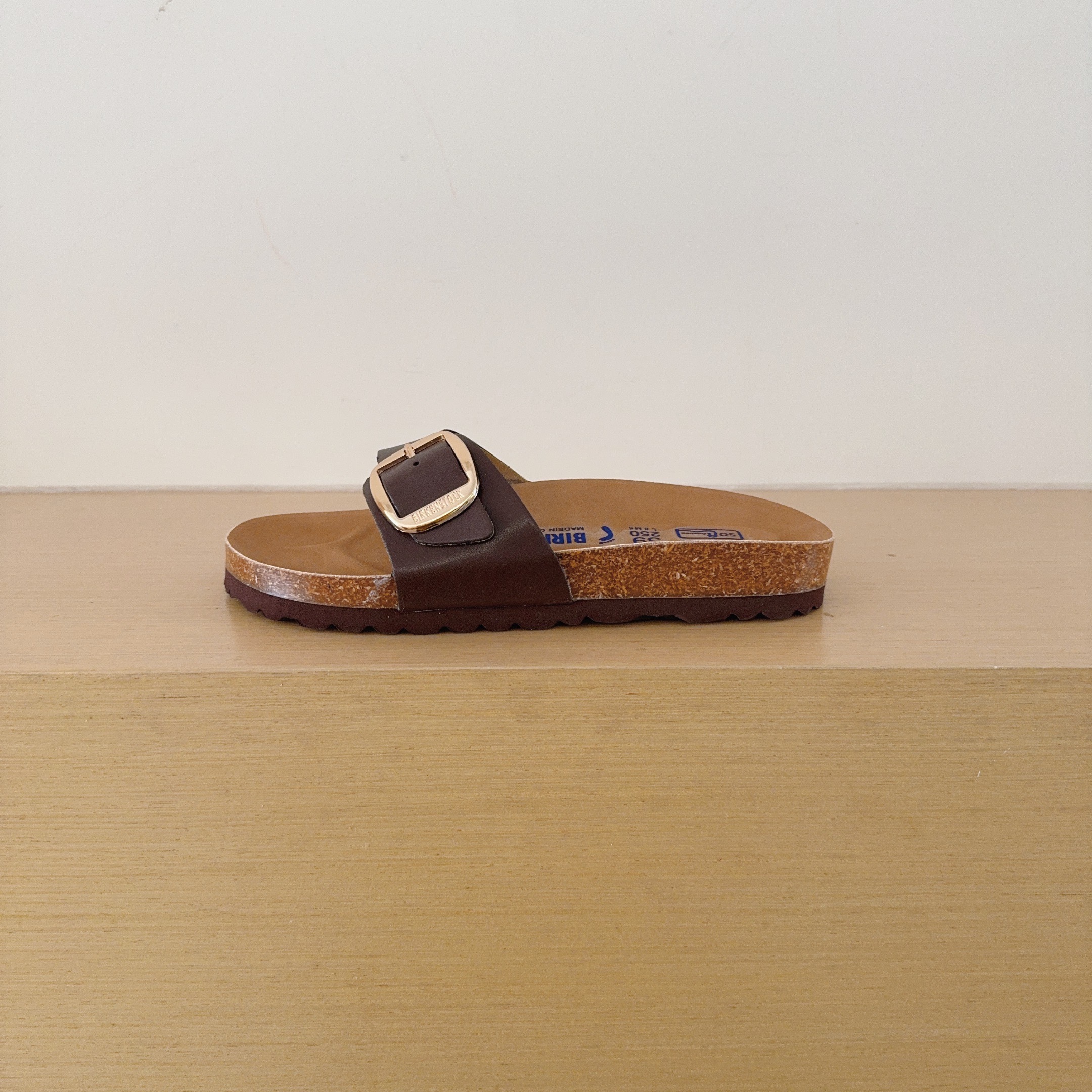 Birken-Style Big-Buckle Sandals