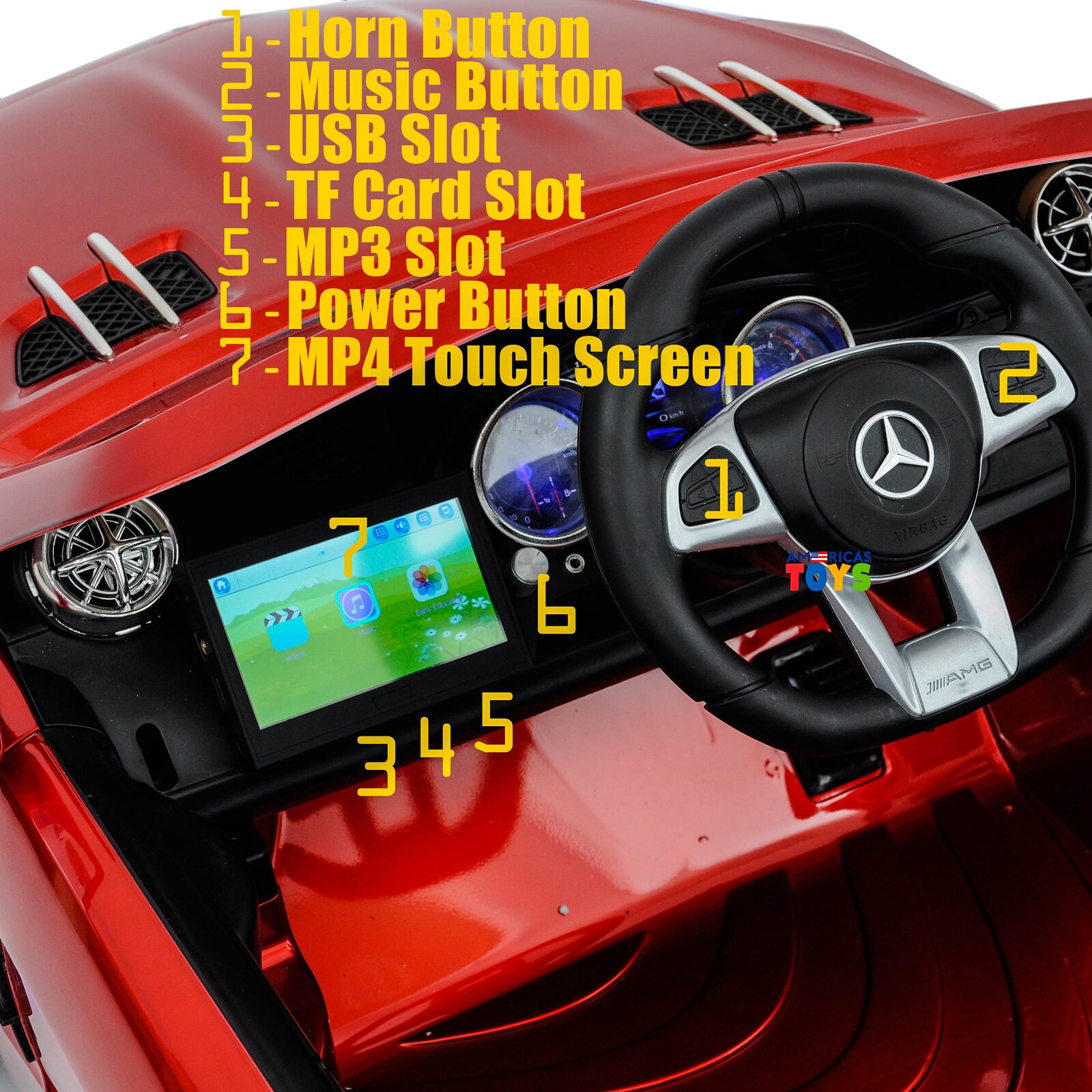 Licensed Car with Mp4 Touch Screen