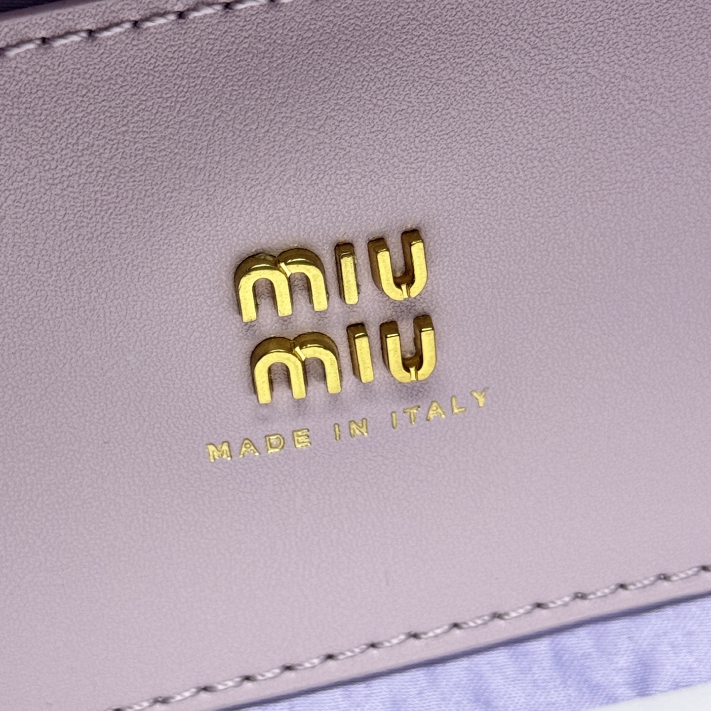 Miu Miu Leather Rectangular Flap Shoulder Bag