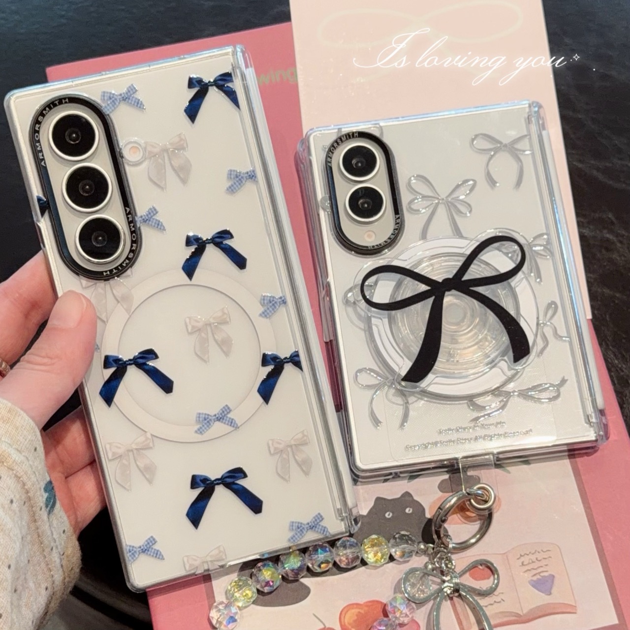 Galaxy Z Fold 7 Protective Case - back view