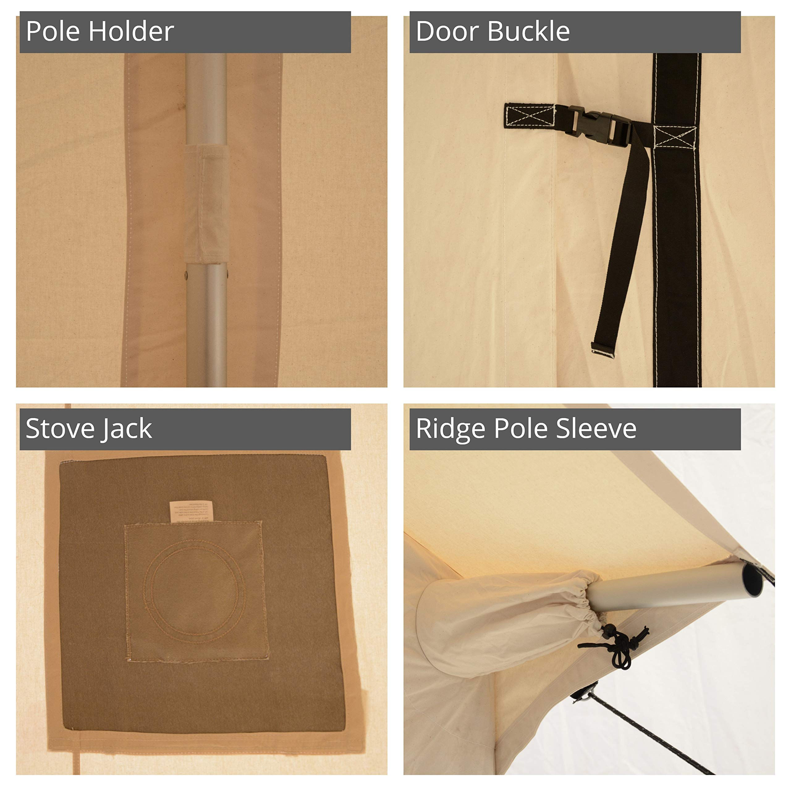 Canvas Wall Tent - Waterproof 4 Season