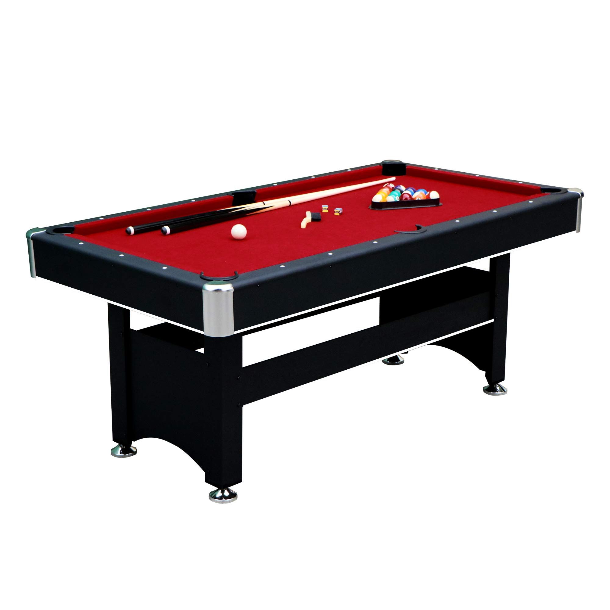 6-Ft Pool & Table Tennis Multigame Table for Family Recreation