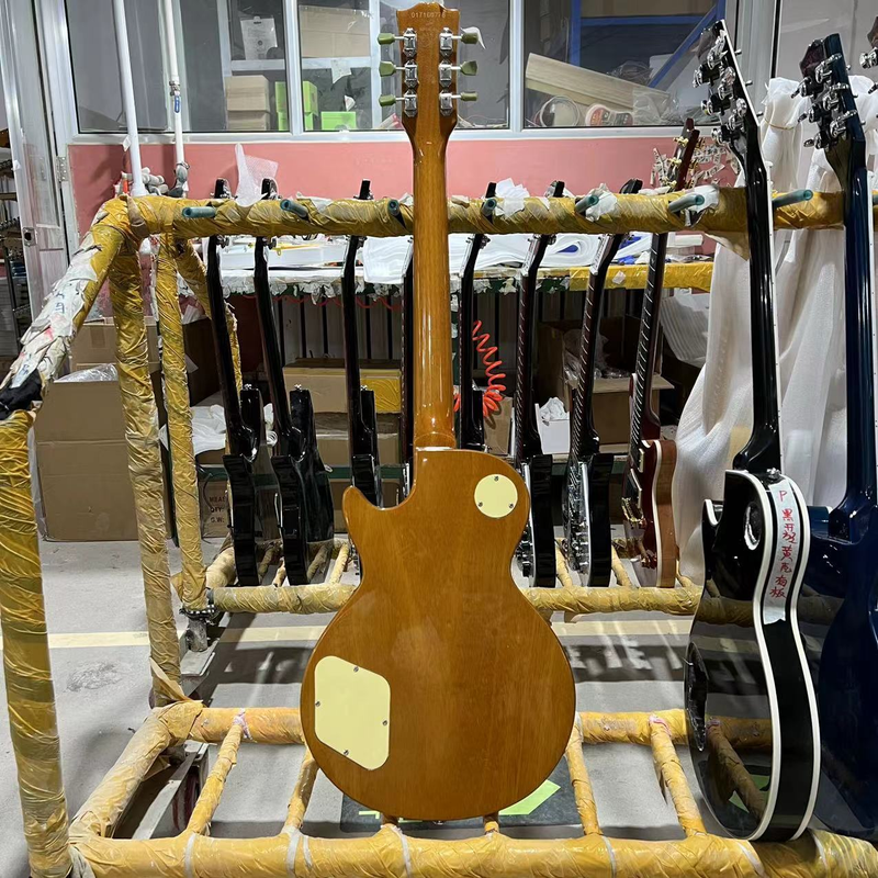 Gold Top Electric Guitar Rosewood Fingerboard High Quality Guitarra High Quality