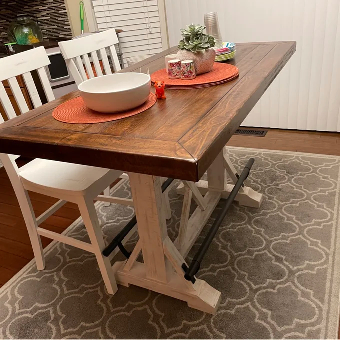Roesler 4 - Person Counter Height Dining Set