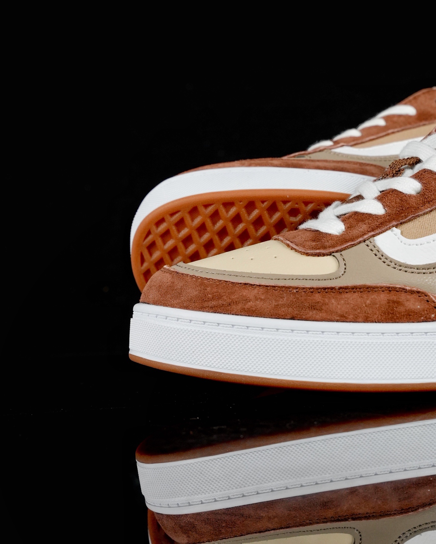 Vans Knu Skool Brown Padded Tongue Chunky Sneakers