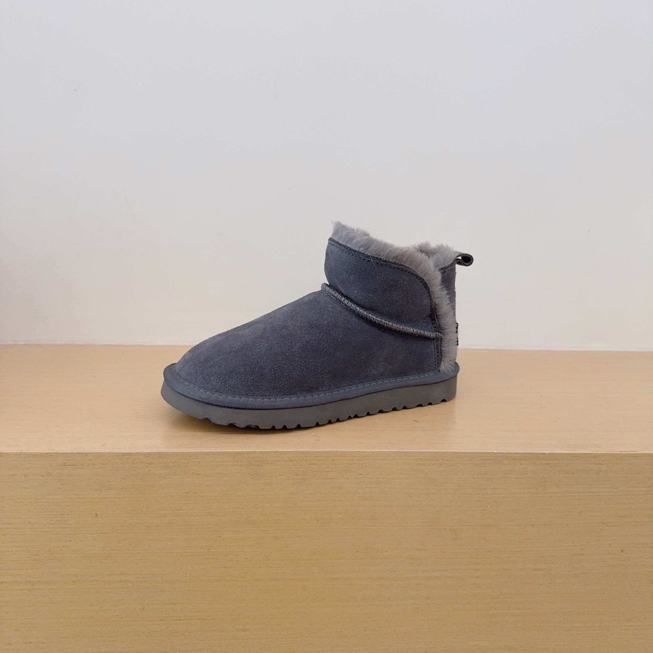 Fur Trim Ankle Boots