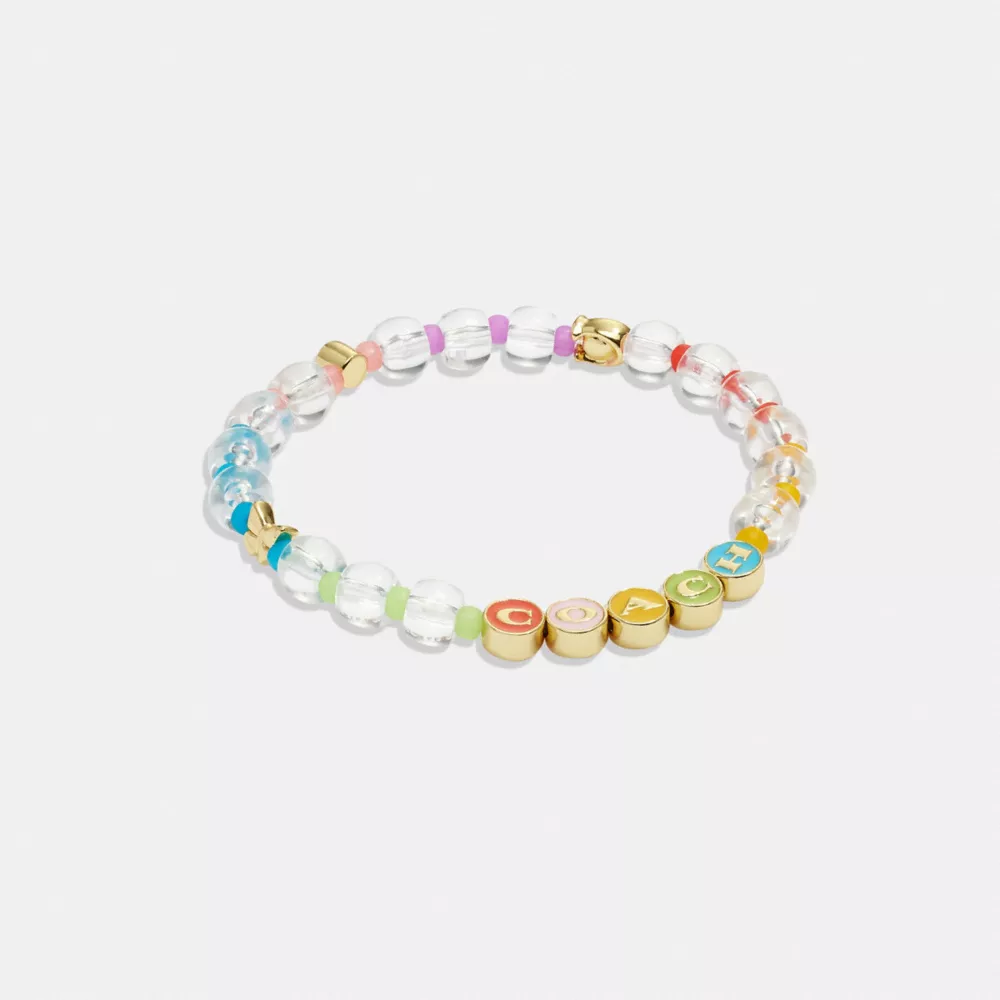 COAthtCH Enamel Beaded Stretch Bracelet