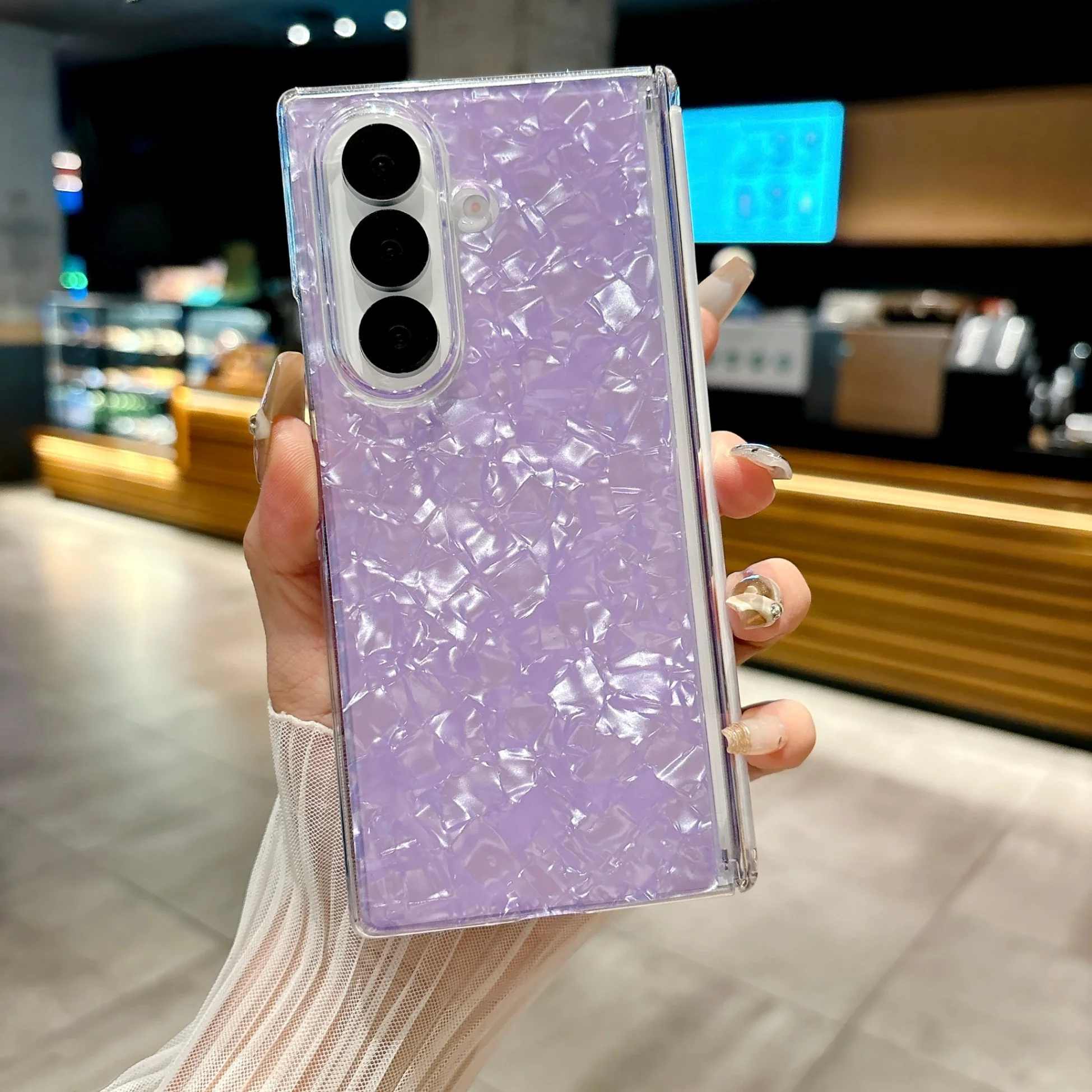 Galaxy Z Fold 5 Protective Case Magnetic - back view