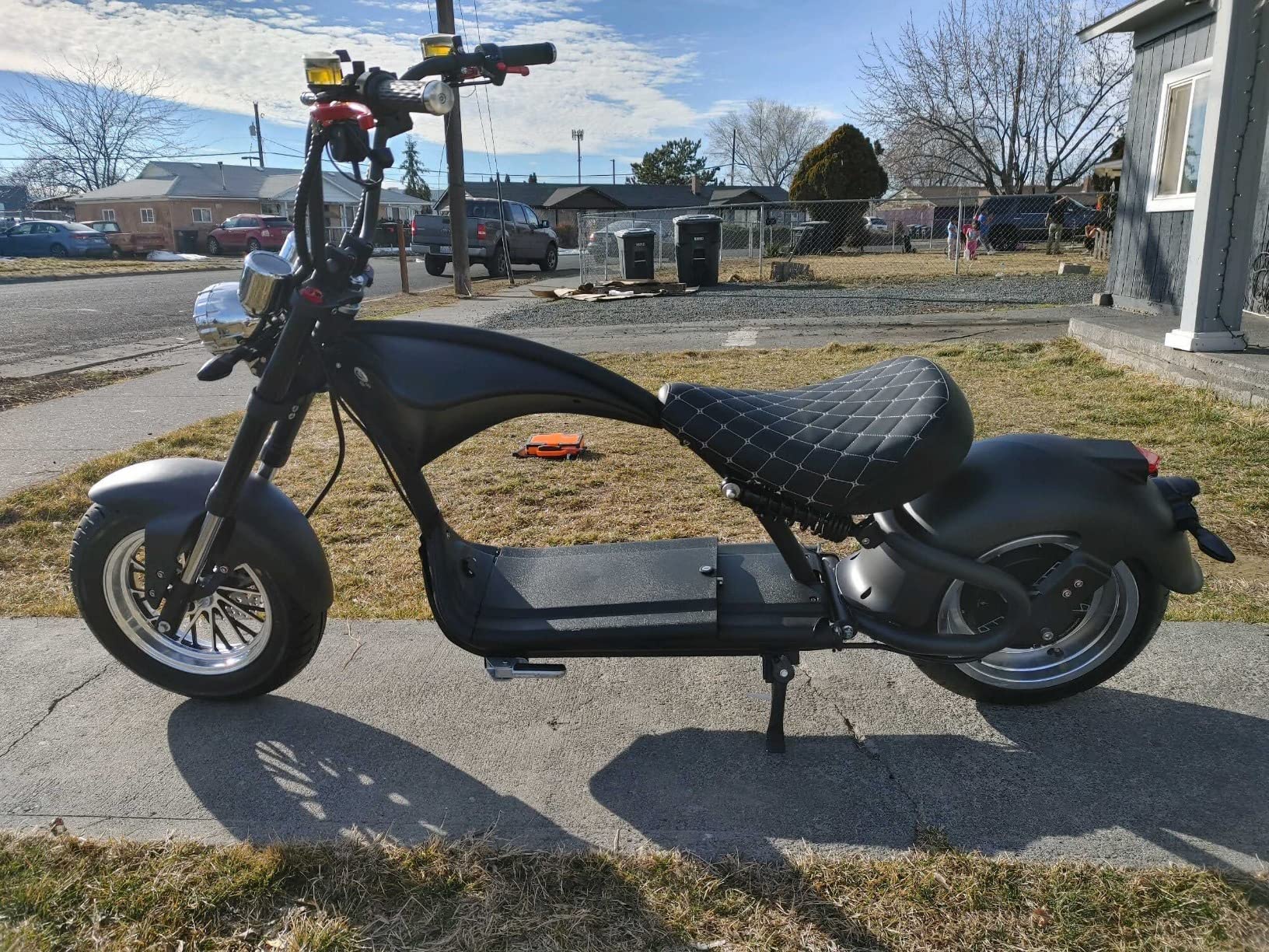 eAhora M1P 37Mph 2000W Electric Motorcycle for Adults