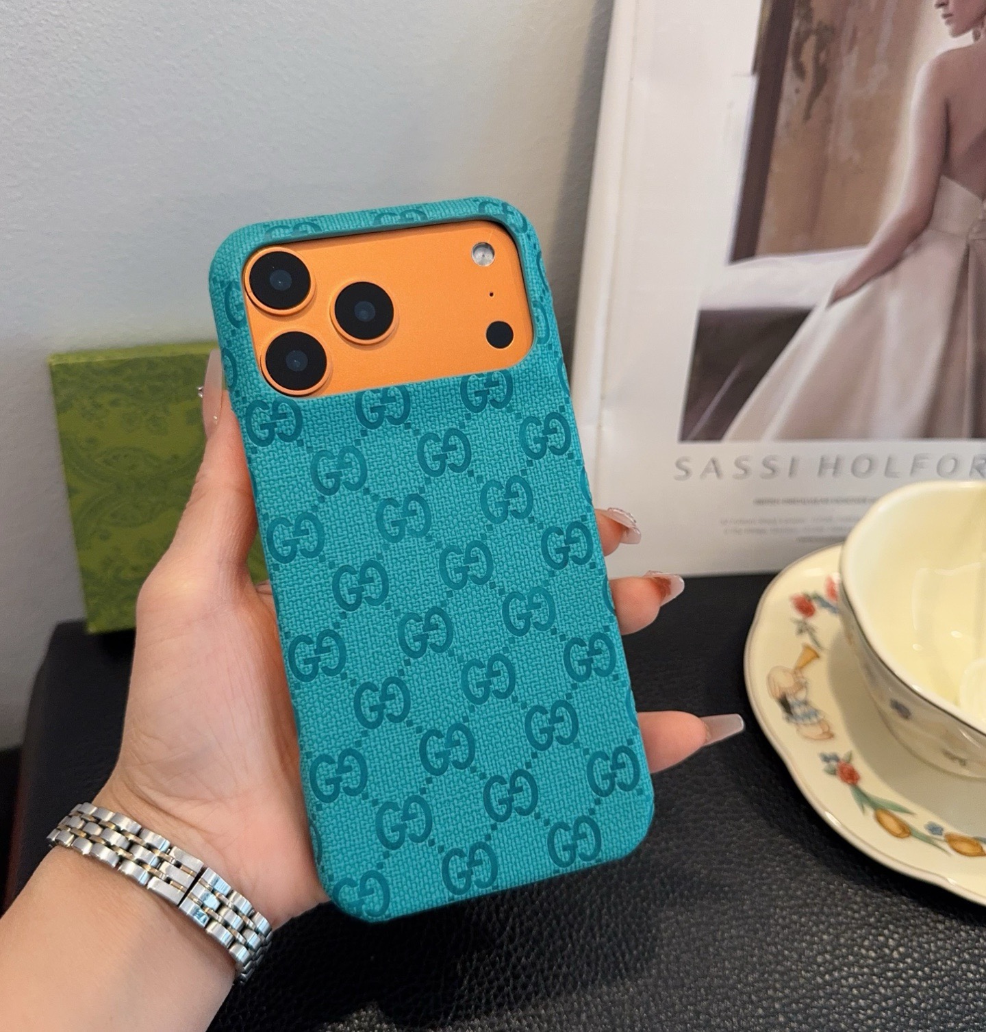 Gucci Starry Series GG Embossed iPhone Case