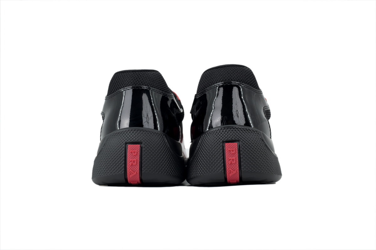 Prada America's Cup sneakers Black Red