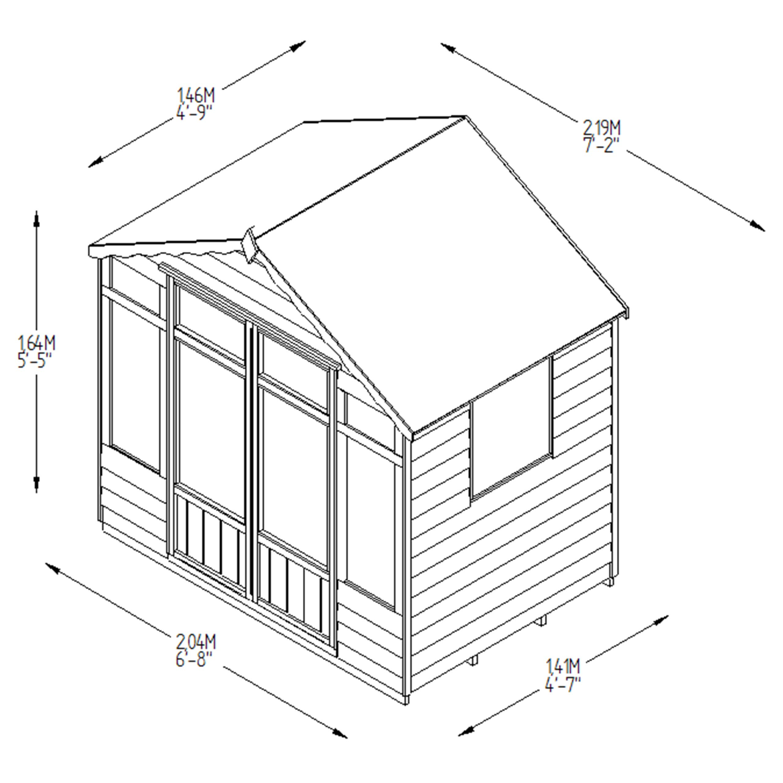 Forest Oakley Summerhouse 7 x 5