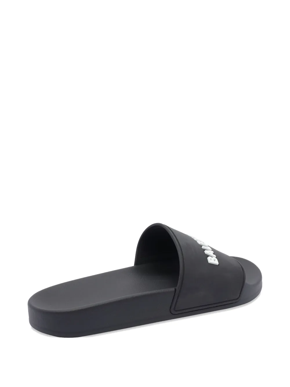 Balenciaga logo-embossed pool slides