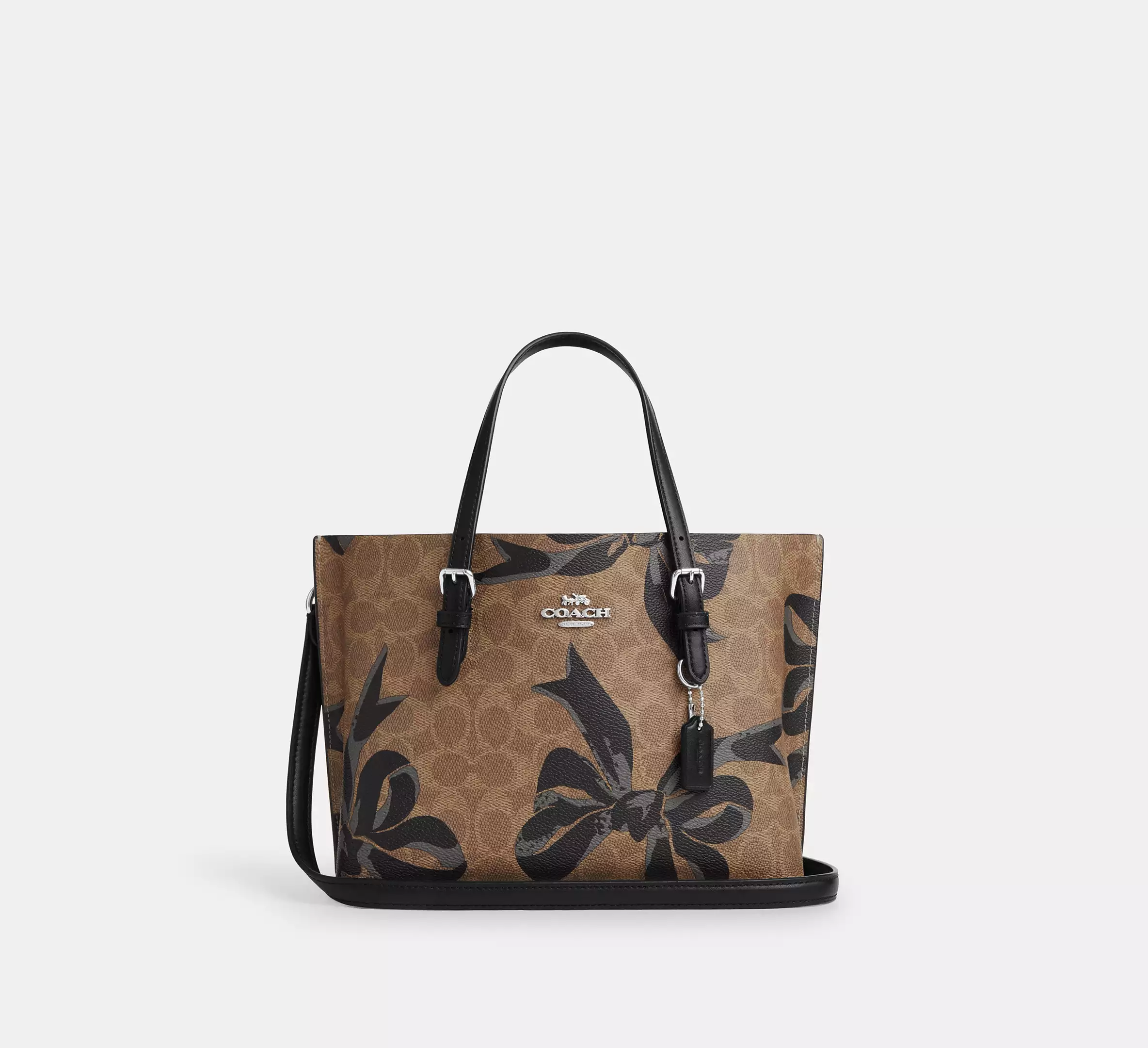 Mollie Tote Bag 25 In Signature Canvas With Bow Print