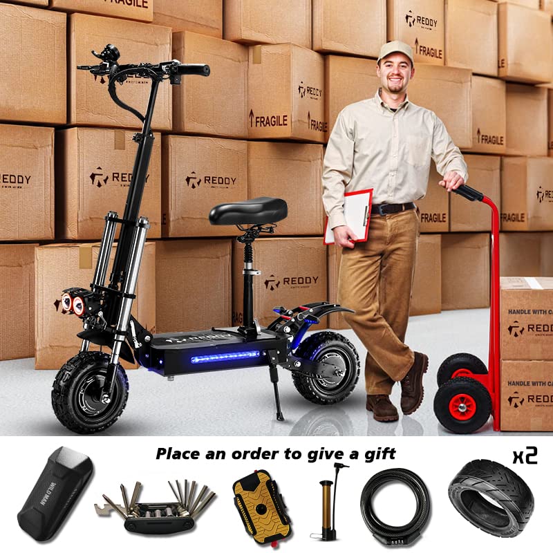 60V 5600W Dual Motor Electric Scooter Adults 50 MPH Max Speed